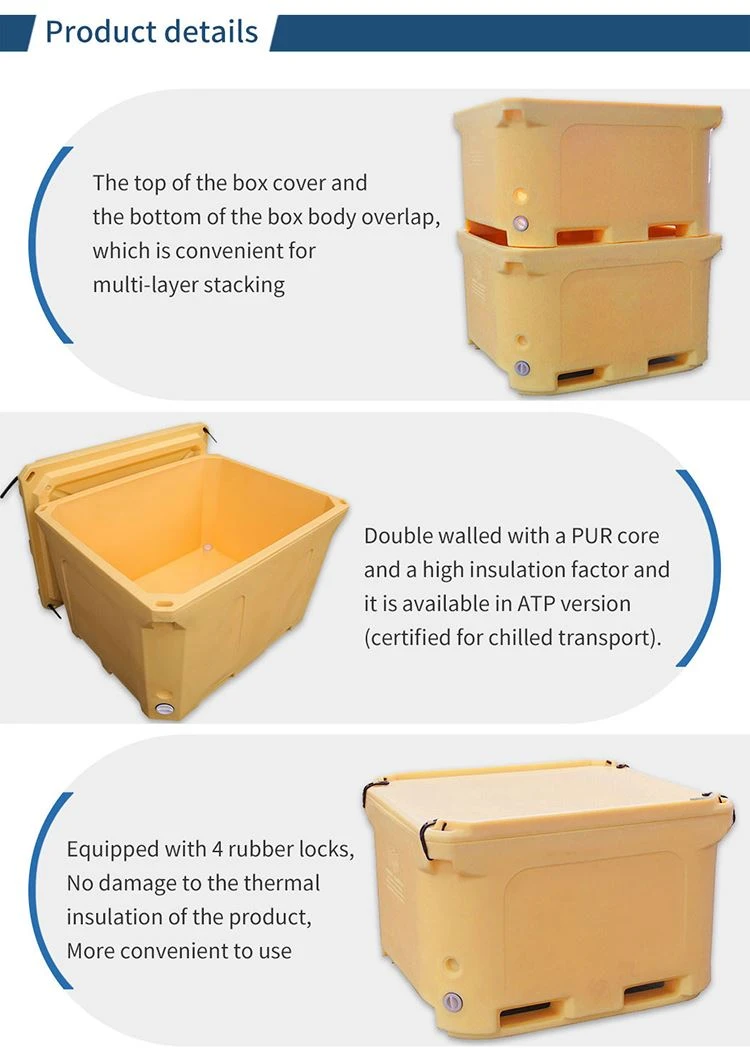 product-800-1058 HDPE Polar Blue Bin