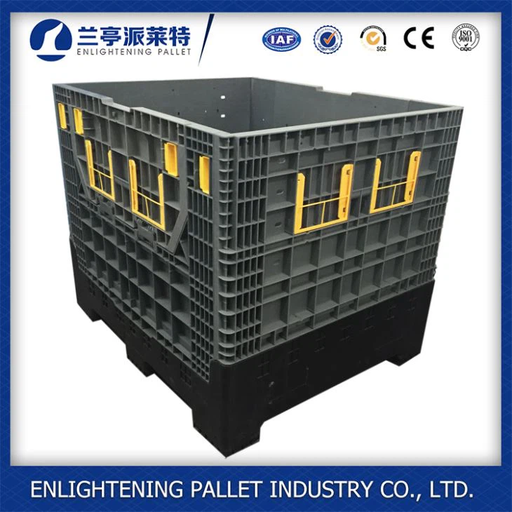 1200x1000x1000mm Heavy Duty Collapsible plastic Large Bulk Container
