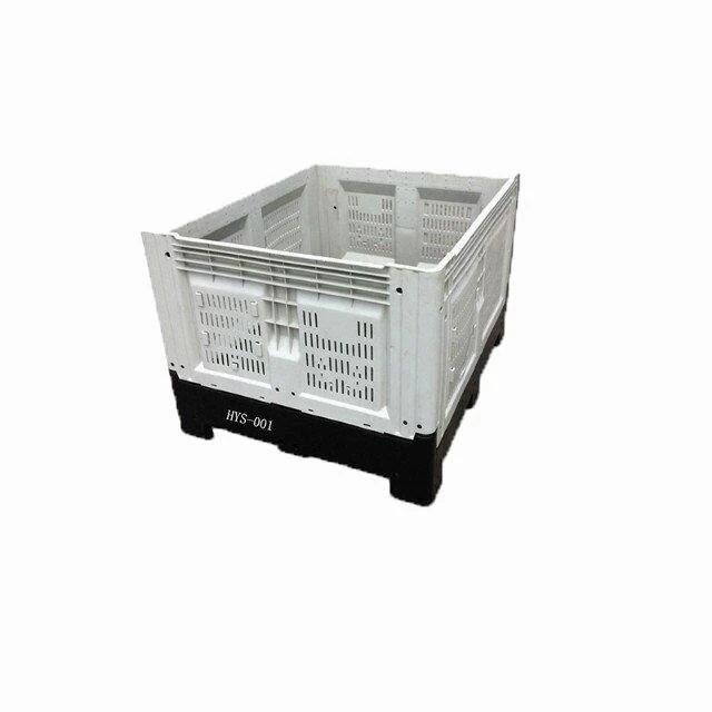 Recipientes de plástico dobráveis para vegetais