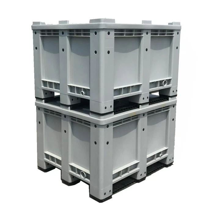 Solid Plastic Pallet Box For Seafood