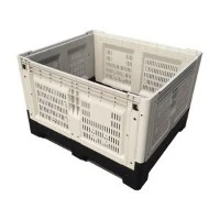 Recipiente a granel dobrável para uso de frutas e vegetais