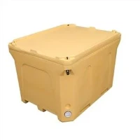 Caixa de plástico polar isolada com tampa