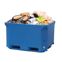Caixa de paletes com isolamento especial para frutos do mar